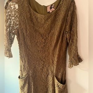 Olive Green Dress size  L